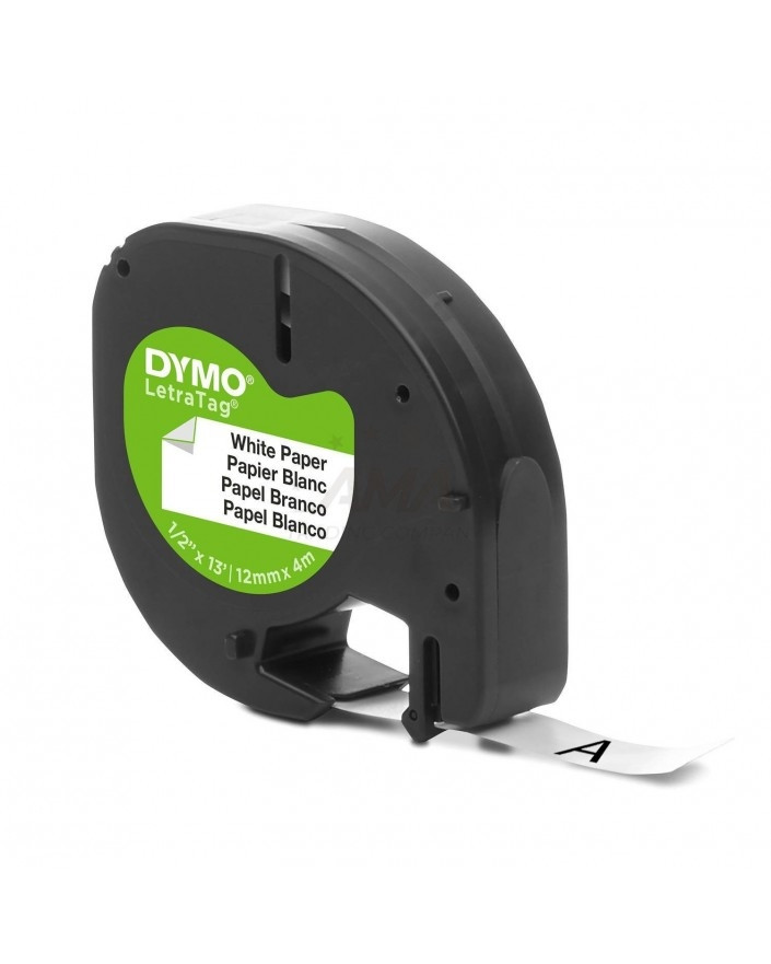Taśma Dymo 19mmx5,5m żółta winylowa 18433